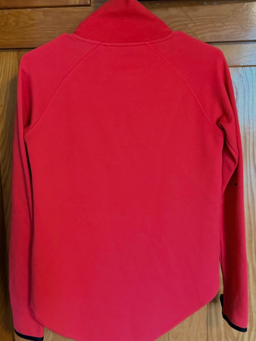 Nike Women's Sportswear Tech Fleece Moto Cape Jacket in "Daring Red", Size XS - Picture 6 of 12